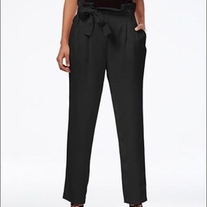 Rachel Roy Navy Paperbag Trousers